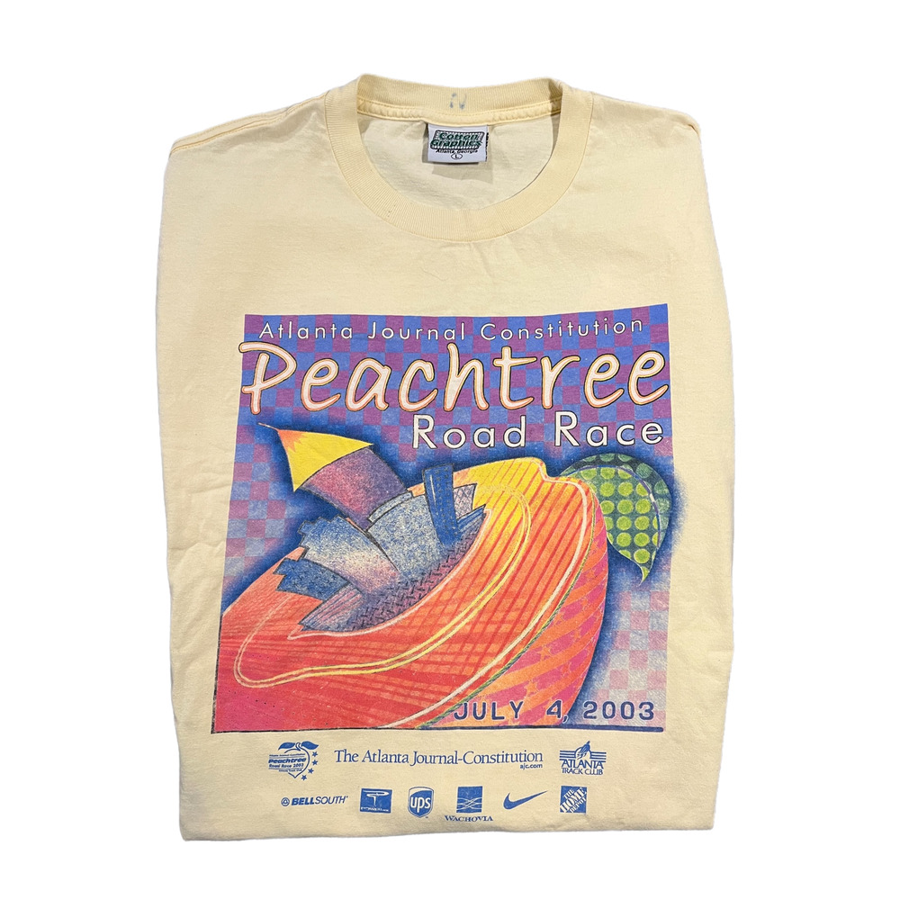 ‘03 Atlanta Peachtree Road Race T Shirt Large